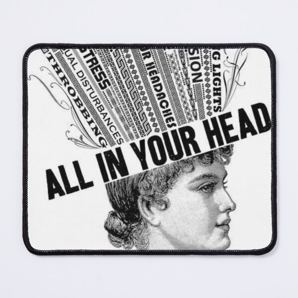 Item preview, its all in your head illustration art designed and sold by thecouture.