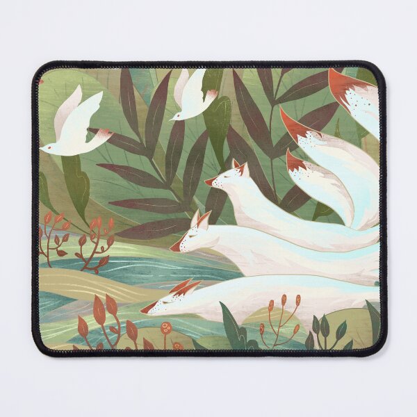 Item preview, Many-tailed Foxes designed and sold by beesants.
