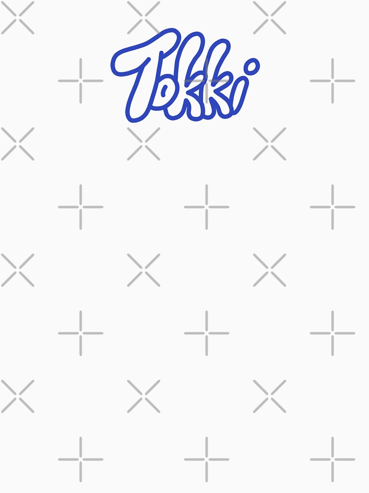 NewJeans Tokki Blue on White
