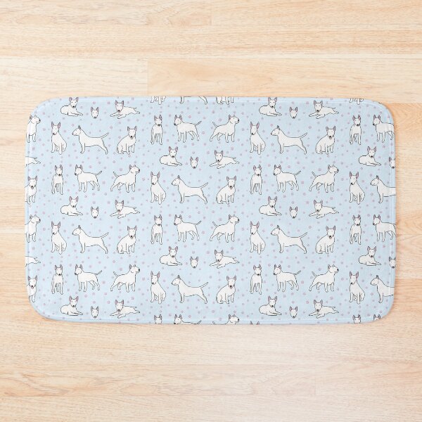 Item preview, Bull Terrier Dog cute illustration pattern  designed and sold by Yarafantasyart.