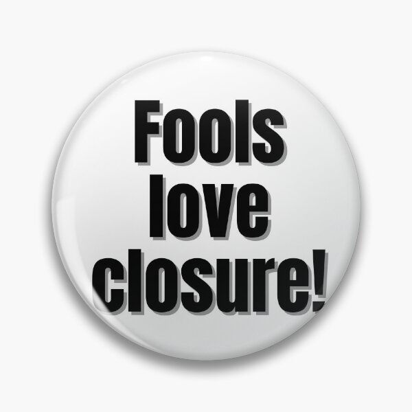 Item preview, Fools love closure! designed and sold by Finds.