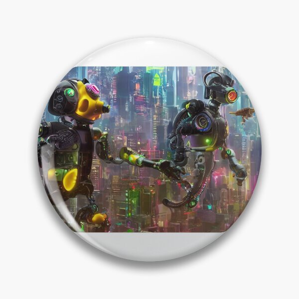 Aperçu de l'œuvre Écureuils robotiques cyberpunk créée et vendue par enigmatic.