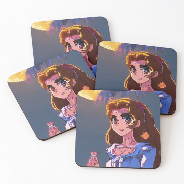 Item preview, Anime Girl Pixel Art 8-bit Style  designed and sold by PixelDripped.