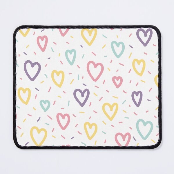 Item preview, Pastel Hearts Pattern Design| Random Heart Shape Pattern designed and sold by riceayoj.