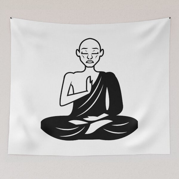 Item preview, Monk Meditating designed and sold by vectorworks51.