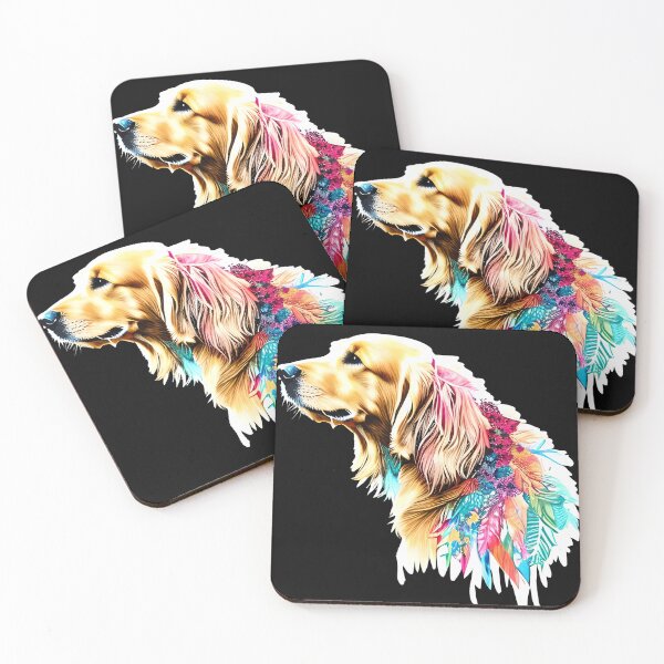 Item preview, Colorful Cute Bright Retriever Design for Enthusiasts designed and sold by kubix81.
