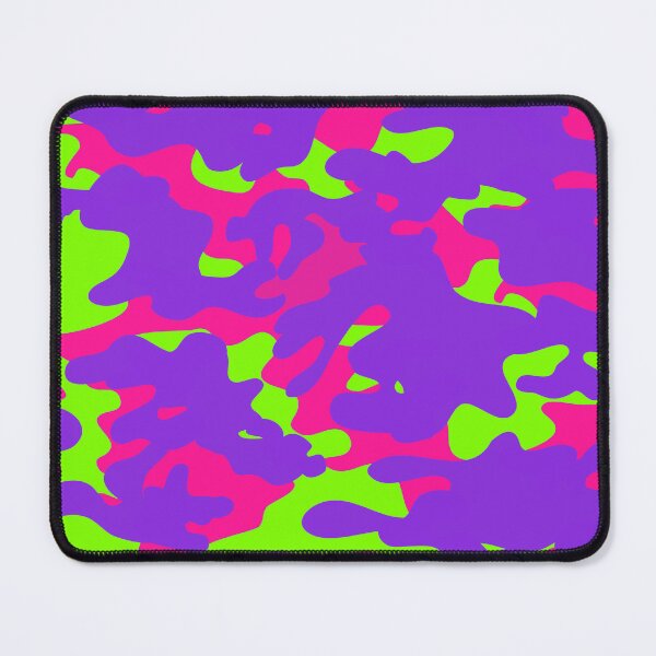 Item preview, Neon Purple Pink and Lime Green Camo Camouflage designed and sold by funnytshirtemp.