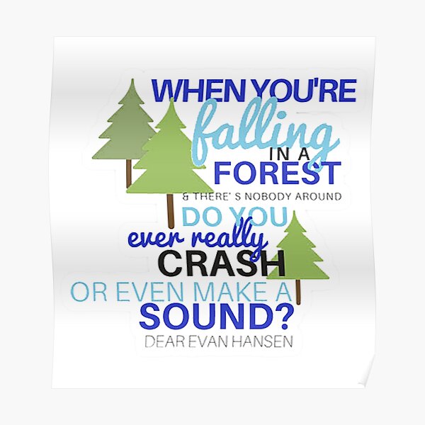 I looked around there nobody. Стикер 𝚈𝚘𝚞 𝚊𝚛𝚎 Dearer than Air. When you're Falling in a Forest and there's Nobody around, do you ever really crash, or even make a Sound?.