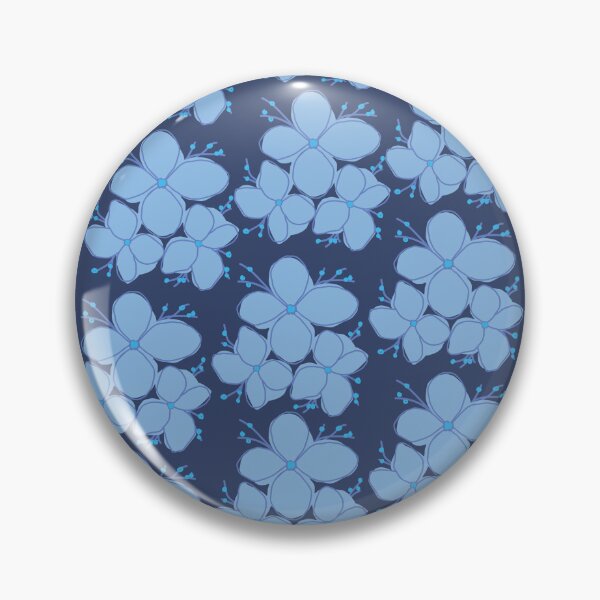 Item preview, Blue flowers  designed and sold by Luxryraino.