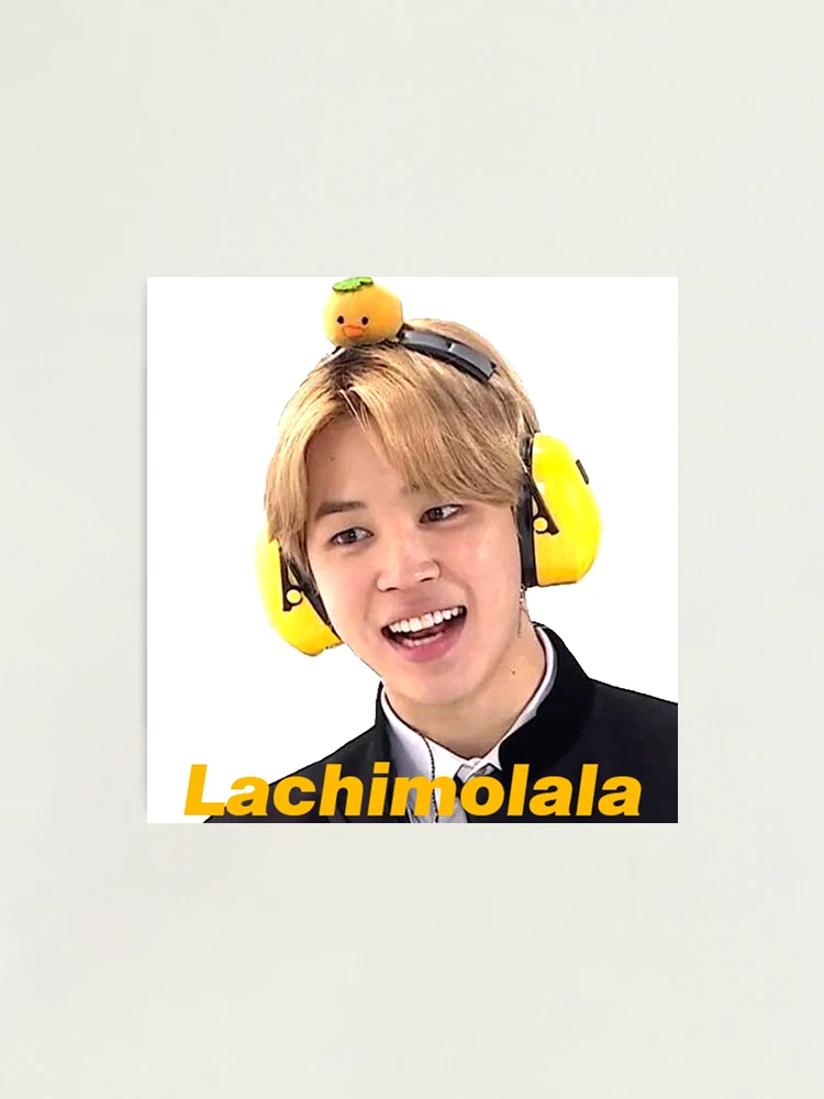 BTS Jimin's Lachimolala Meme - 2 Photographic Print for Sale by