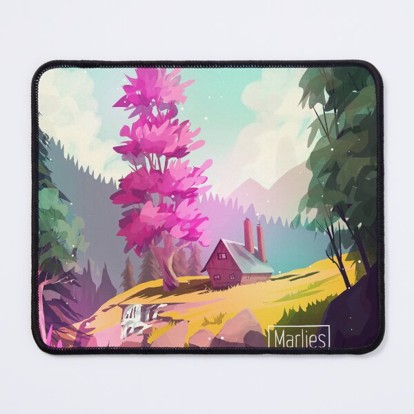 Item preview, Under the shadow of a pink tree designed and sold by marliesdraws.