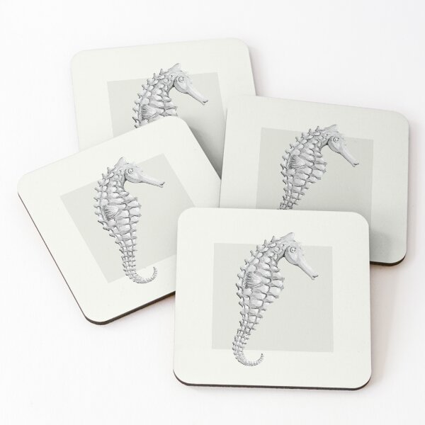 Item preview, Seahorse in neutral designed and sold by LisaLeQuelenec.