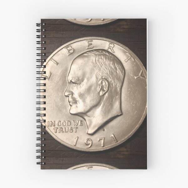Item preview, 1971 S Eisenhower "Ike" Dollar designed and sold by coinsxcrochet.