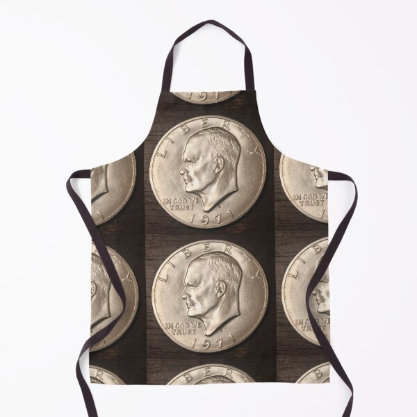 Item preview, 1971 S Eisenhower "Ike" Dollar designed and sold by coinsxcrochet.
