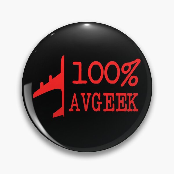 Item preview, Avgeek - Aviation Quote - Airplane Lover Saying Black Background Red Text designed and sold by Ikaroots.