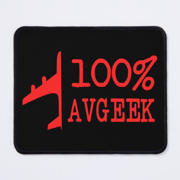 Item preview, Avgeek - Aviation Quote - Airplane Lover Saying Black Background Red Text designed and sold by Ikaroots.