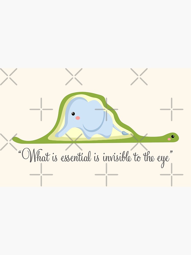 Discover The Little Prince - Elephant and Boa Premium Matte Vertical Poster