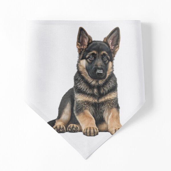 German shepherd outlet with bandana