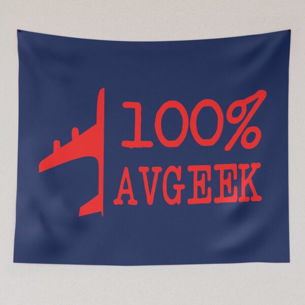Item preview, Avgeek - Aviation Quote - Airplane Lover Saying Navy Background Red Text designed and sold by Ikaroots.
