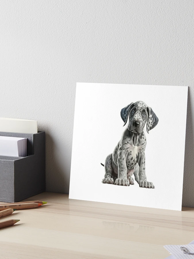 Great Dane Newspaper, Dog Art Print, Wall art — FabFunky