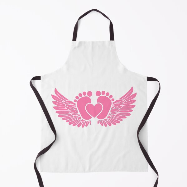Item preview, Baby Footprints with Angel Wings and Halo, Baby Memorial, Infant Loss, Miscarriage designed and sold by svectormonster.