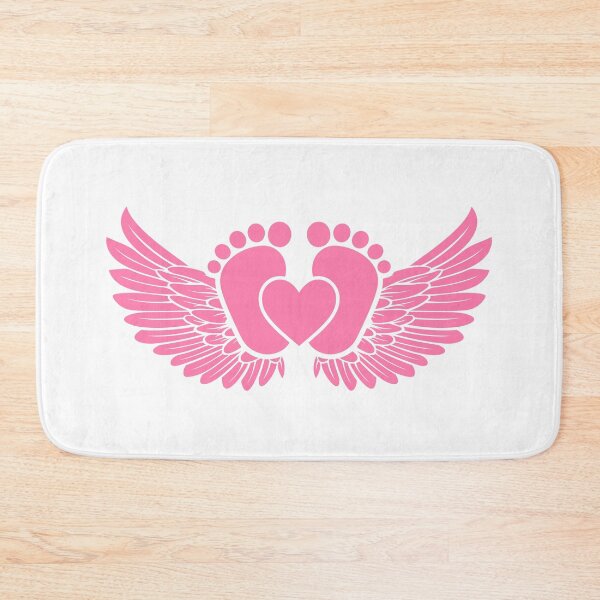 Item preview, Baby Footprints with Angel Wings and Halo, Baby Memorial, Infant Loss, Miscarriage designed and sold by svectormonster.