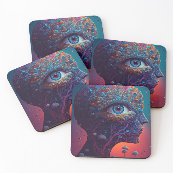 Item preview, Psicodélico Cerebro Árbol Ojo Santo Grial designed and sold by AiCollection.