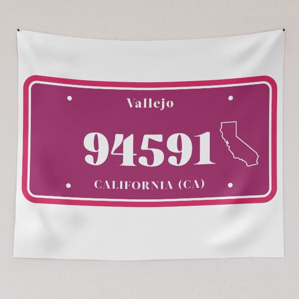 Item preview, Vallejo California Zip code  designed and sold by nistee.