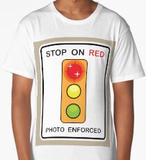 Stop on Red sign Long T-Shirt