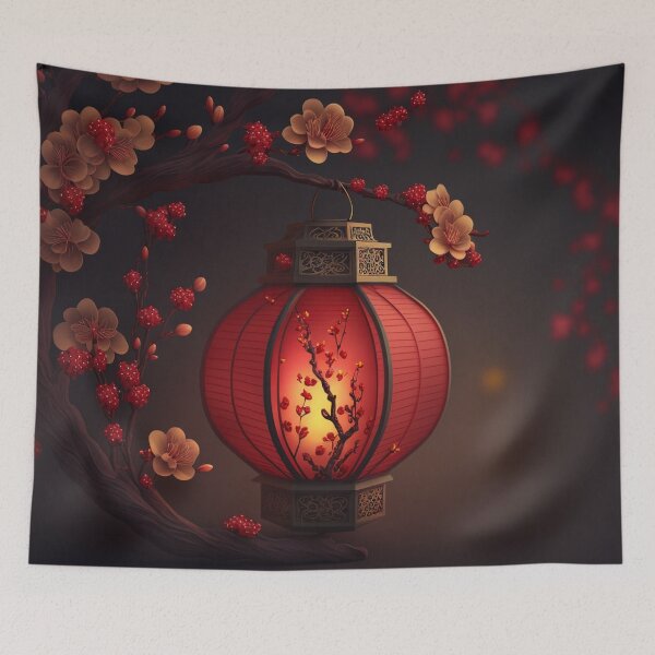 Item preview, lantern, flower, red designed and sold by Olivier Dean.