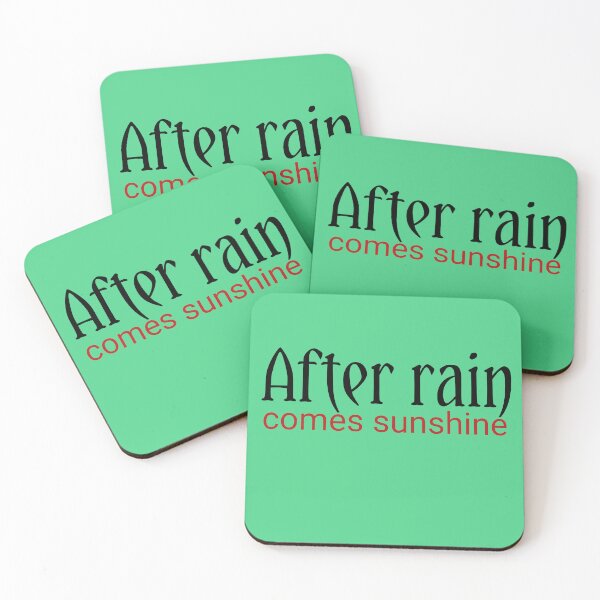 Item preview, AFTER rain comes sunshine designed and sold by Nopidesign-.