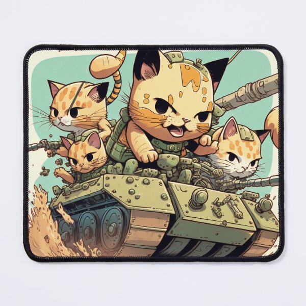 Item preview, Military Moggy designed and sold by BigTeeCo.