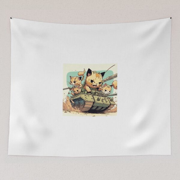 Item preview, Military Moggy designed and sold by BigTeeCo.
