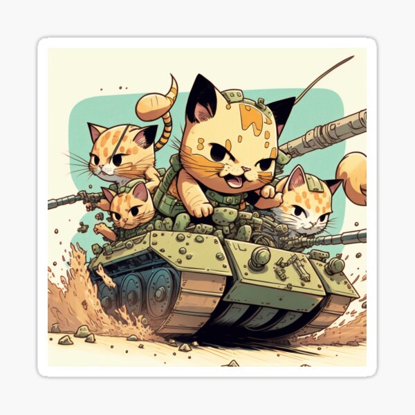 Item preview, Military Moggy designed and sold by BigTeeCo.
