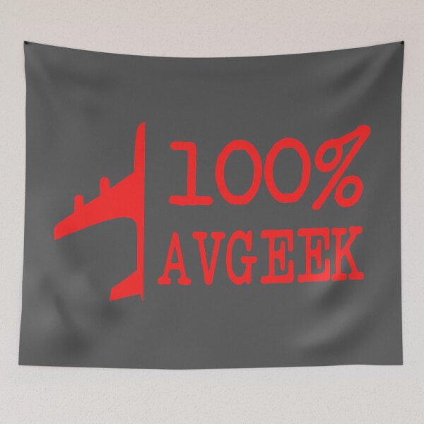 Item preview, Avgeek - Aviation Quote - Airplane Lover Saying Gray Background Red Text designed and sold by Ikaroots.