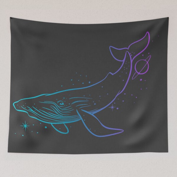 Item preview, space whale and planet designed and sold by CynthiaPigment.