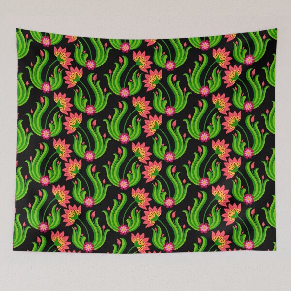 Item preview, Convenient retro floral design designed and sold by Charmy Design.