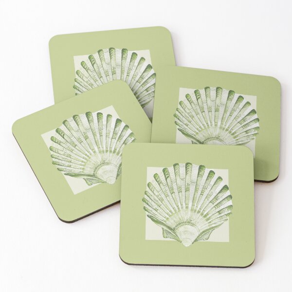 Item preview, Scallop sea shell in pear designed and sold by LisaLeQuelenec.