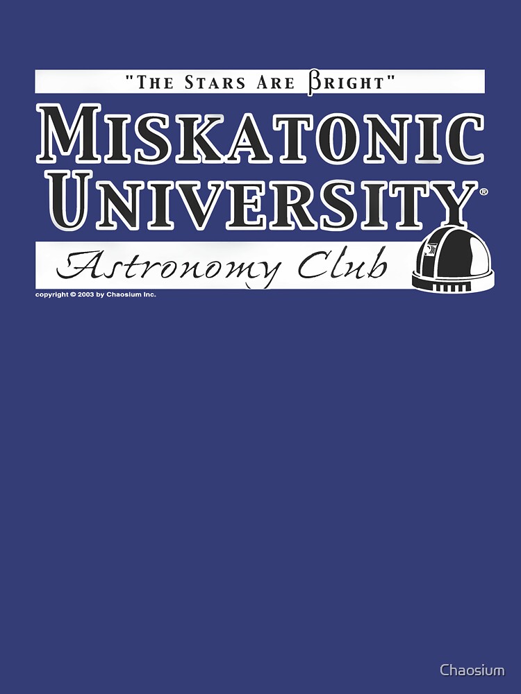 'The Stars are Bright' - Miskatonic University Astronomy Club by Chaosium