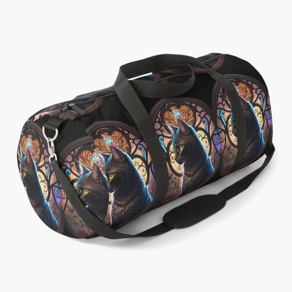 Item preview, The Tortoiseshell Cat Of St Francis Stained Glass Window 3 designed and sold by idreamaboutcats.