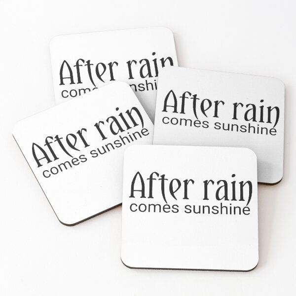 Item preview, AFTER rain comes sunshine designed and sold by Nopidesign-.
