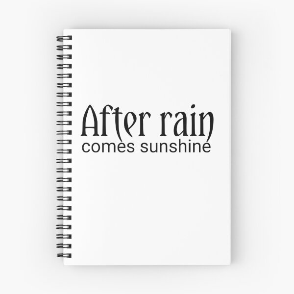 Item preview, AFTER rain comes sunshine designed and sold by Nopidesign-.