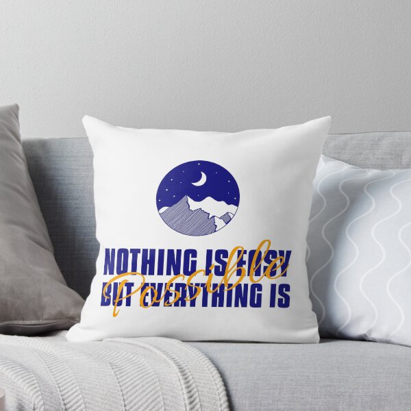 Item preview, Nothing is easy but everything is possible tshirt designed and sold by Eugenie974.