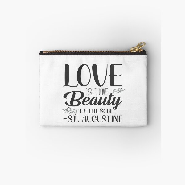 Item preview, Love is the beauty of the soul - Catholic Inspirational Quotes designed and sold by catholicquotes.