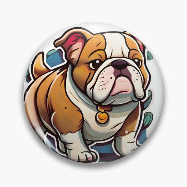 Item preview, Bulldog cartoon designed and sold by Dise37.