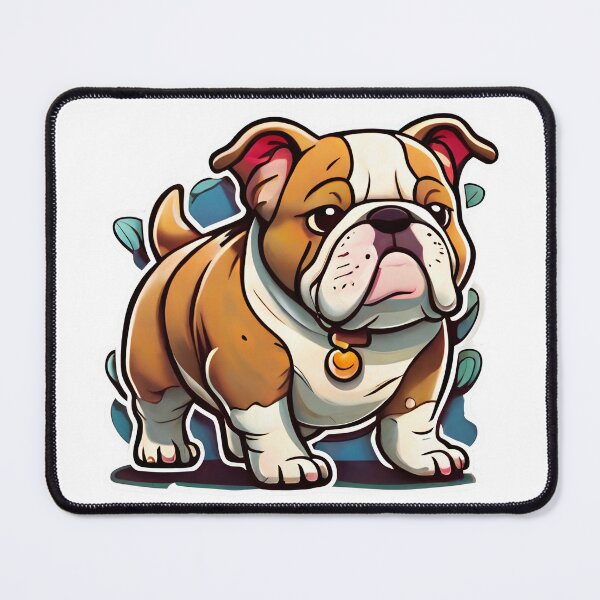 Item preview, Bulldog cartoon designed and sold by Dise37.