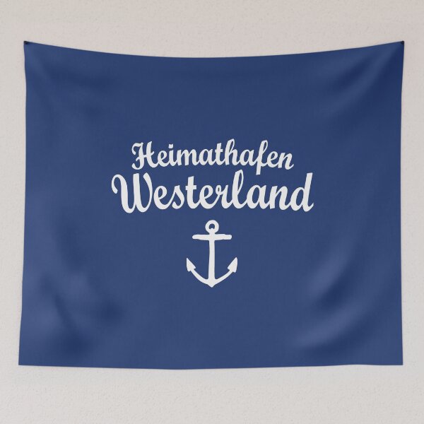 Item preview, Homeport Westerland (White) Sylt designed and sold by theshirtshops.