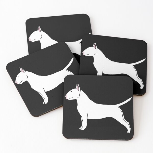Item preview, Bull terrier dog cute illustration  designed and sold by Yarafantasyart.