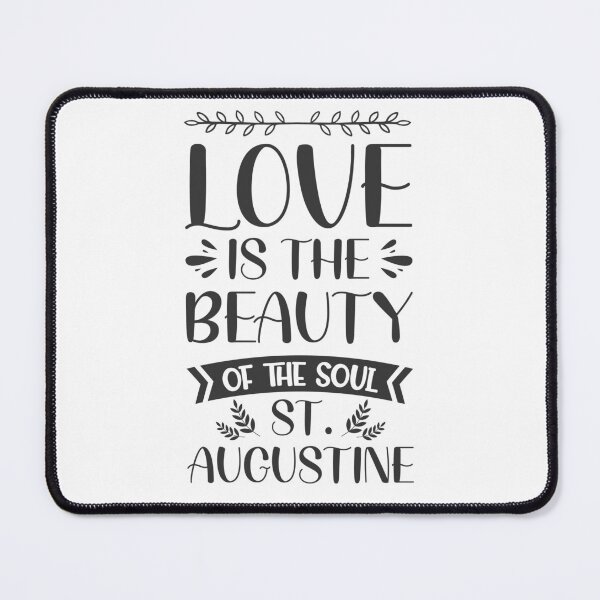 Item preview, Love is the beauty of the soul - Catholic Inspirational Quotes designed and sold by catholicquotes.