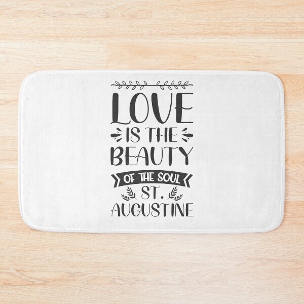 Item preview, Love is the beauty of the soul - Catholic Inspirational Quotes designed and sold by catholicquotes.
